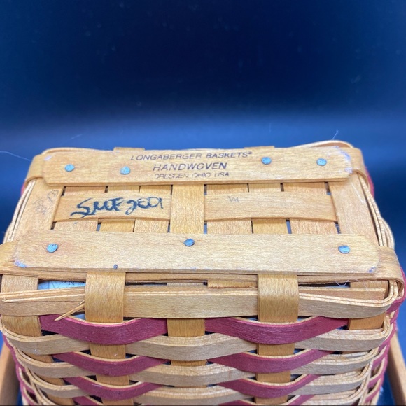 Longaberger Collectors Club 2001 Collectors Edition American Flag Basket Small - Picture 5 of 5